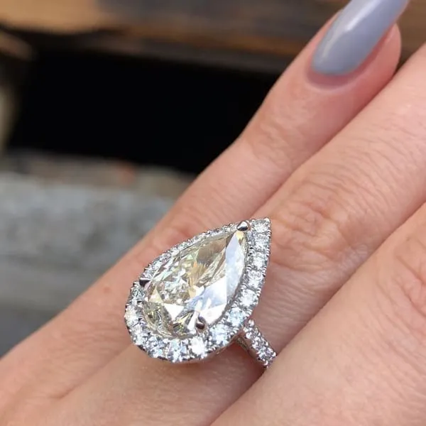 Diamond Source NYC Awesome 18k White Gold GIA Certified Engagement Ring features 511ct Total Diamonds ENG76250 Rings