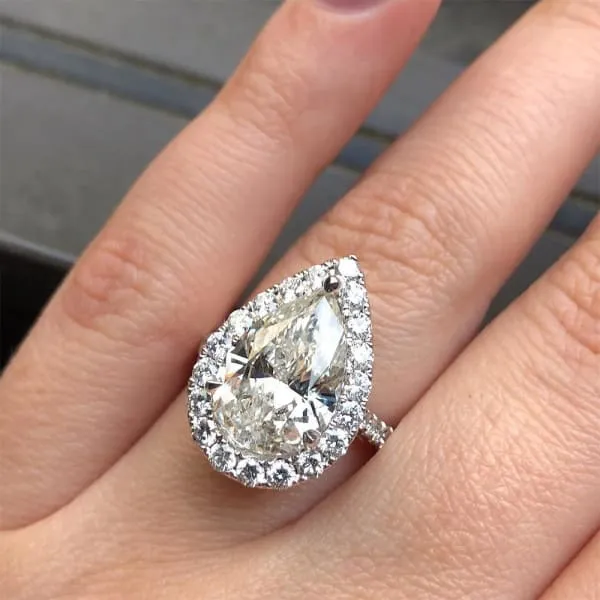 Diamond Source NYC Awesome 18k White Gold GIA Certified Engagement Ring features 511ct Total Diamonds ENG76250 Rings