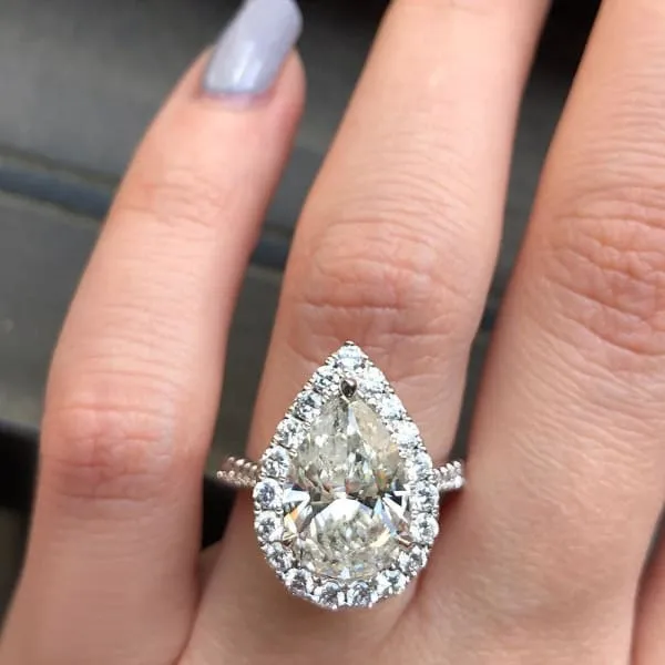 Diamond Source NYC Awesome 18k White Gold GIA Certified Engagement Ring features 511ct Total Diamonds ENG76250 Rings