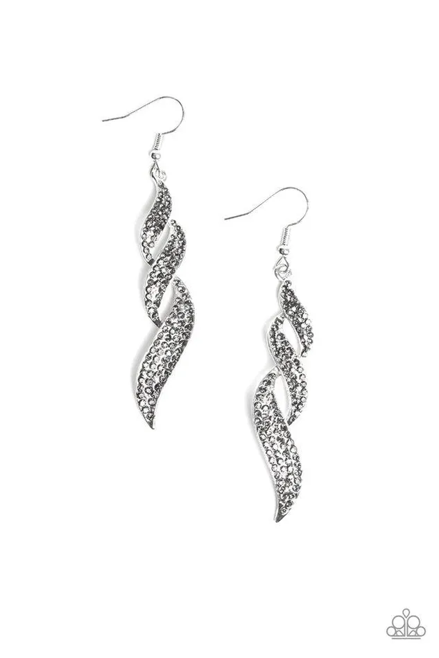 Earrings Paparazzi Earring On Fire Silver Paparazzi Jewelry