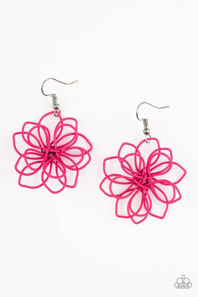 Earrings Paparazzi Earring Springtime Serenity Pink Paparazzi Jewelry