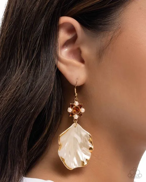 Earrings Paparazzi Jewelry Paparazzi Earring Coastal Candidate Brown