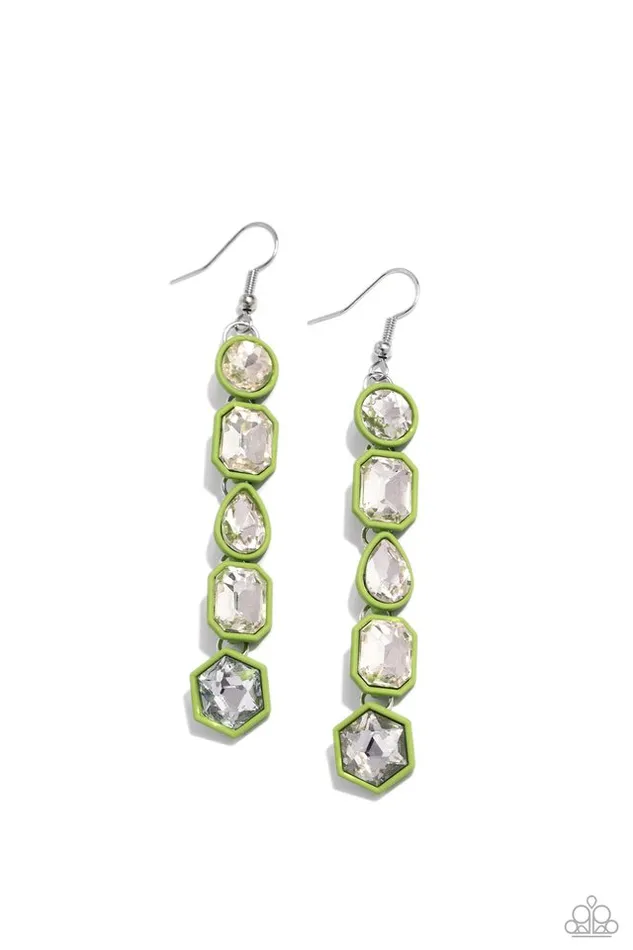 Earrings Paparazzi Jewelry Paparazzi Earring Developing Dignity Green Earrings Paparazzi Jewelry Paparazzi Earring Developing Dignity Green