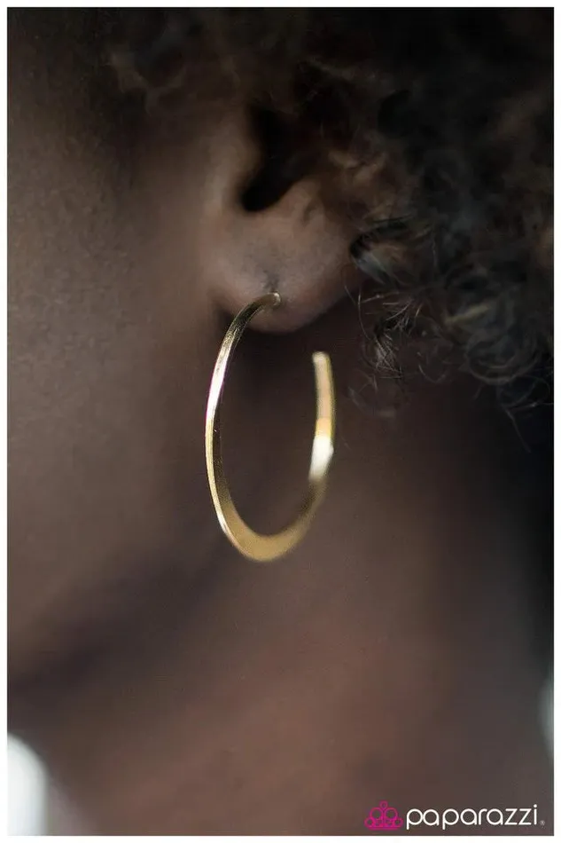 Earrings Paparazzi Jewelry Paparazzi Earring The Schoolgirl Gold