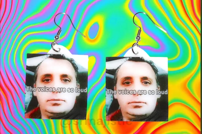 Earrings Sam Makes Things The Voices are So Loud Joe Gatto Impractical Jokers Meme Handmade Earringsc Earrings Sam Makes Things The Voices are So Loud Joe Gatto Impractical Jokers Meme Handmade Earringsc