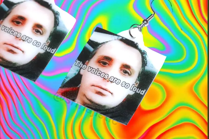 Earrings Sam Makes Things The Voices are So Loud Joe Gatto Impractical Jokers Meme Handmade Earringsc
