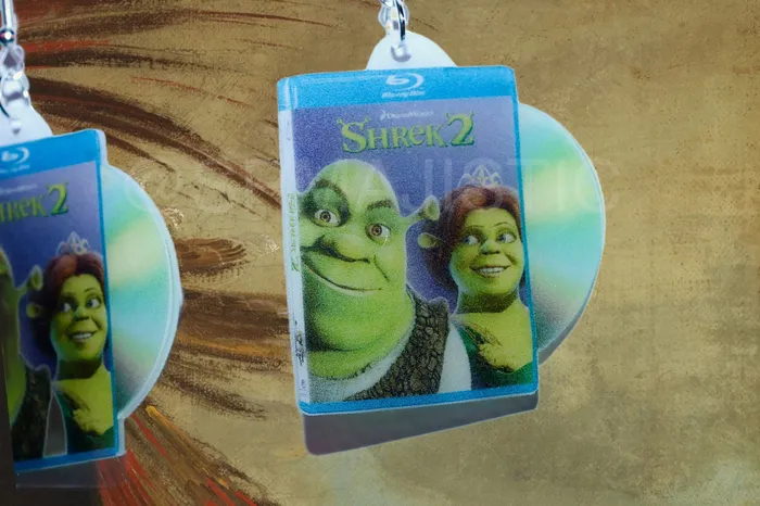 Earrings Shrek 2 2004 DVD 2D detailed Handmade Earrings Sam Makes Things
