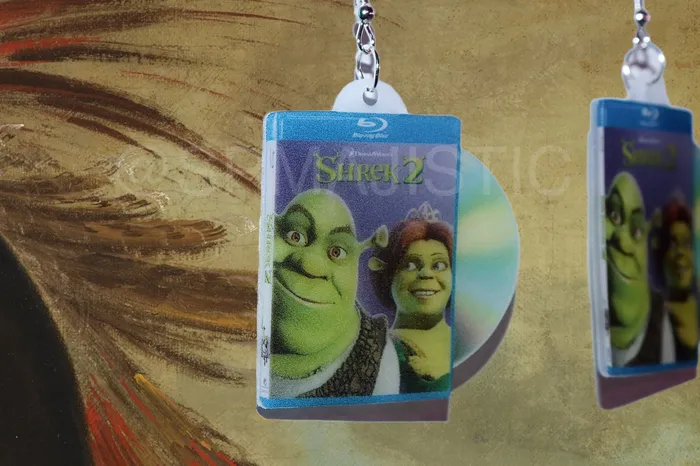 Earrings Shrek 2 2004 DVD 2D detailed Handmade Earrings Sam Makes Things
