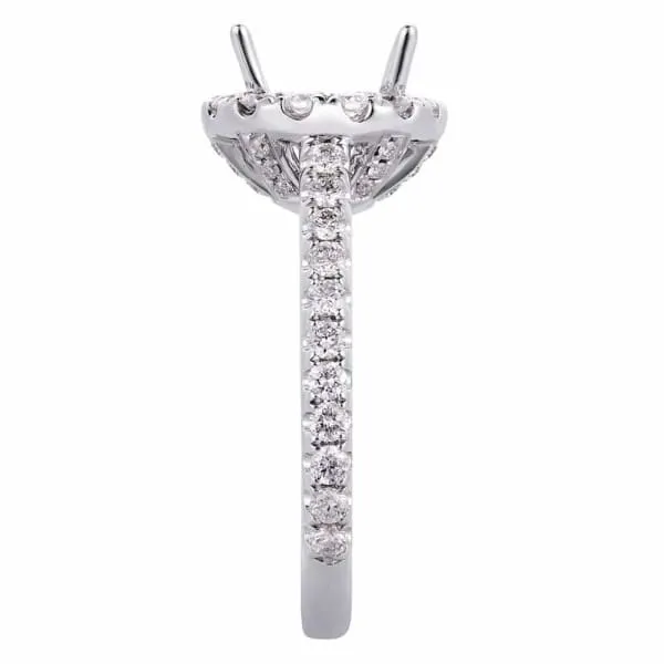 Elegant feminine 18k white gold engagement ring with 82ctw diamonds KR08695XD150 Diamond Source NYC Rings Elegant feminine 18k white gold engagement ring with 82ctw diamonds KR08695XD150 Diamond Source NYC Rings