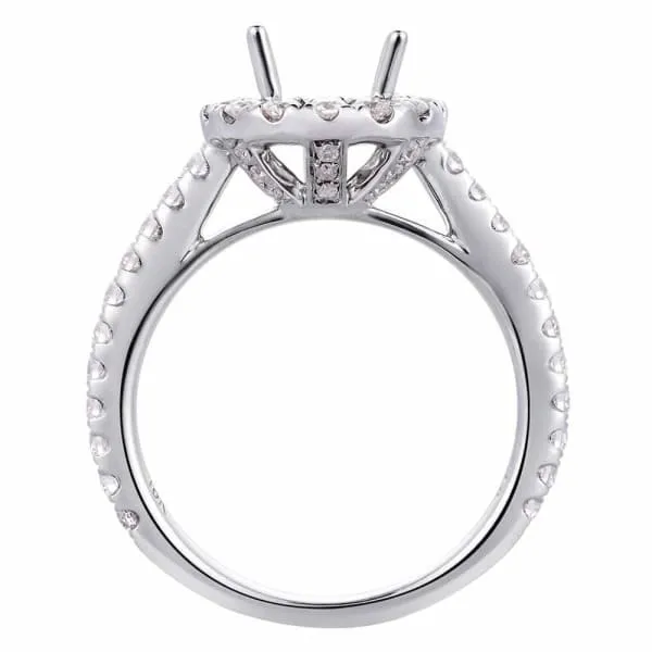 Elegant feminine 18k white gold engagement ring with 82ctw diamonds KR08695XD150 Diamond Source NYC Rings Elegant feminine 18k white gold engagement ring with 82ctw diamonds KR08695XD150 Diamond Source NYC Rings