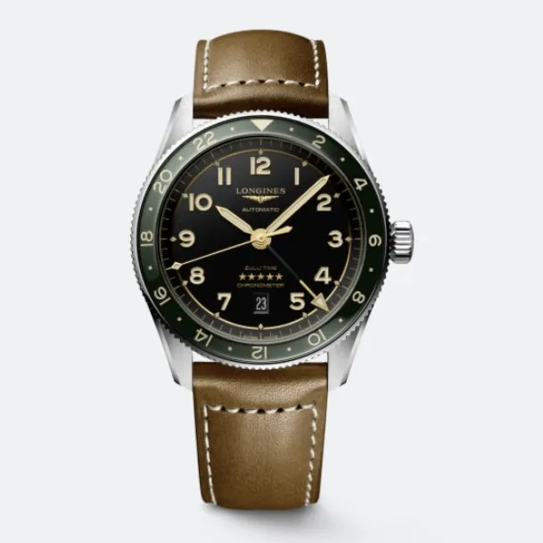 Longines Spirit Zulu Time Stainless Steel 42mm Automatic Longines Bracelets