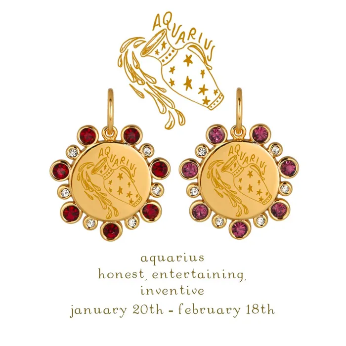 Necklaces Goldbug February Birthstone Pendant Goldbug Collection
