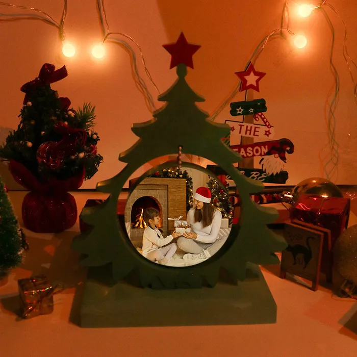 Necklaces IntoResin Christmas Tree Photo Frame Resin Mold