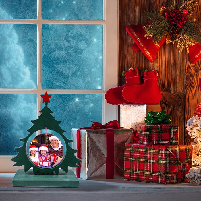 Necklaces IntoResin Christmas Tree Photo Frame Resin Mold