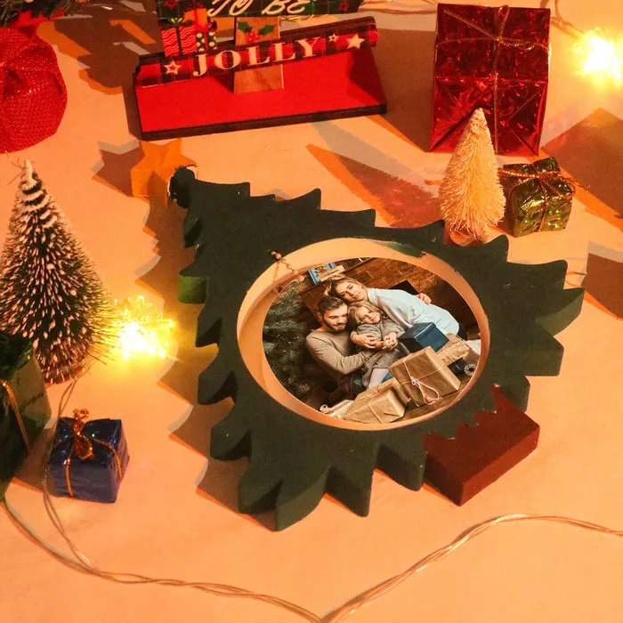 Necklaces IntoResin Christmas Tree Photo Frame Resin Mold
