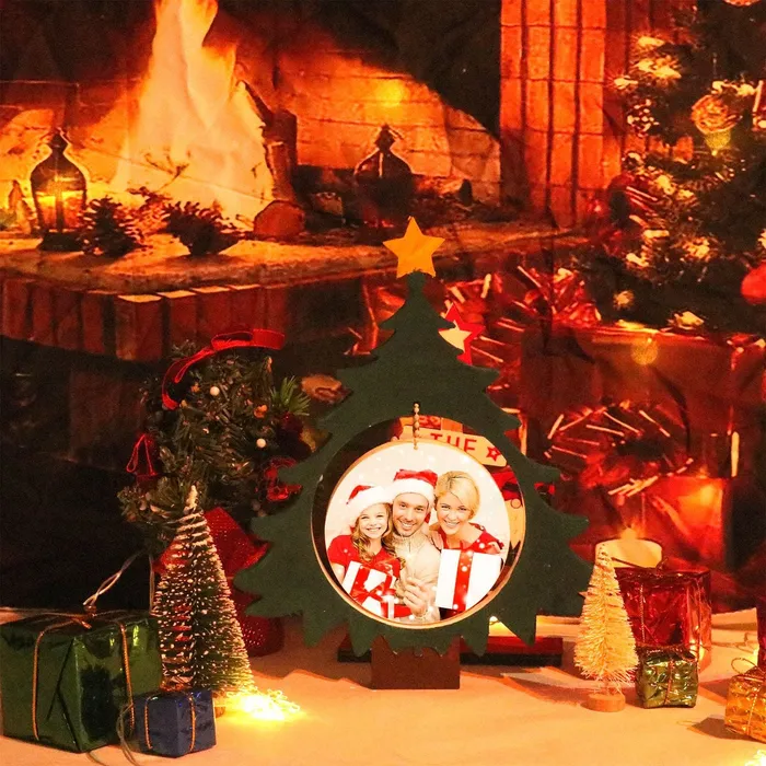 Necklaces IntoResin Christmas Tree Photo Frame Resin Mold