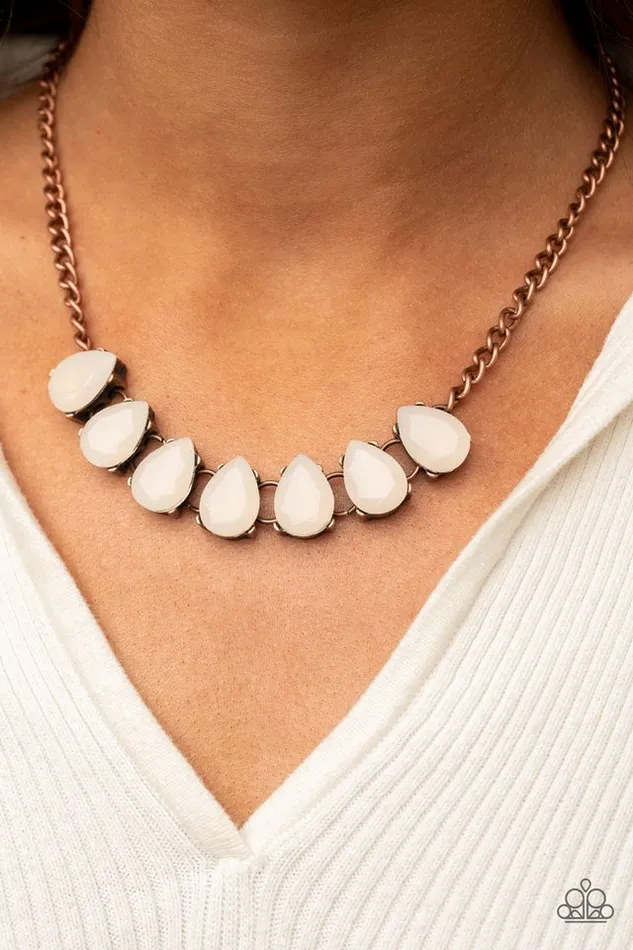 Necklaces Paparazzi Jewelry Paparazzi Necklace Above The Clouds Copper