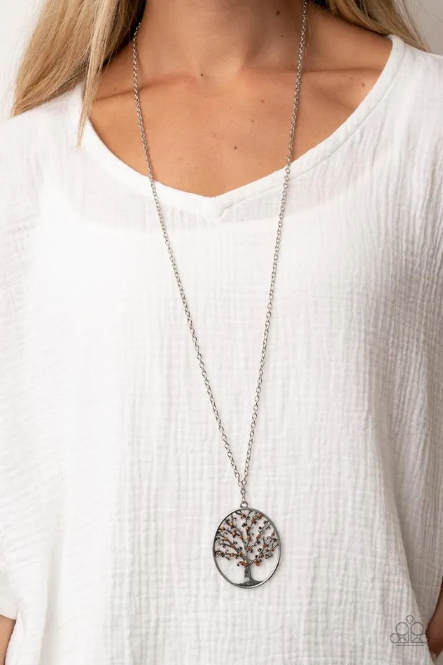 Necklaces Paparazzi Jewelry Paparazzi Necklace Autumn Abundance Brown