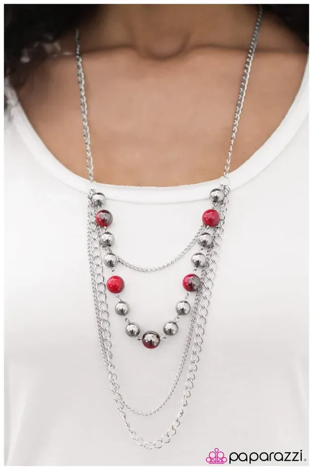 Necklaces Paparazzi Jewelry Paparazzi Necklace Betwixt Red