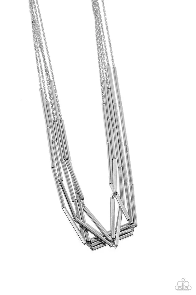 Necklaces Paparazzi Jewelry Paparazzi Necklace Dynamic Default Silver Necklaces Paparazzi Jewelry Paparazzi Necklace Dynamic Default Silver