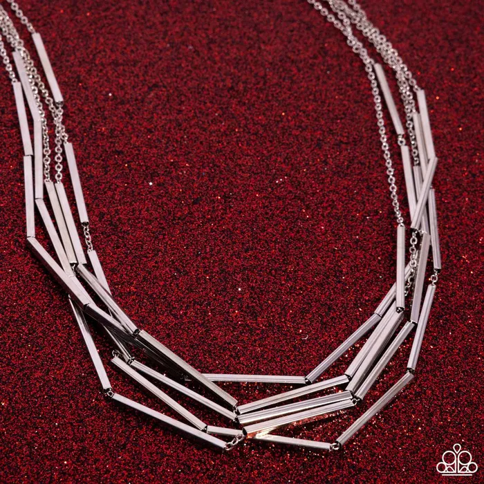 Necklaces Paparazzi Jewelry Paparazzi Necklace Dynamic Default Silver Necklaces Paparazzi Jewelry Paparazzi Necklace Dynamic Default Silver