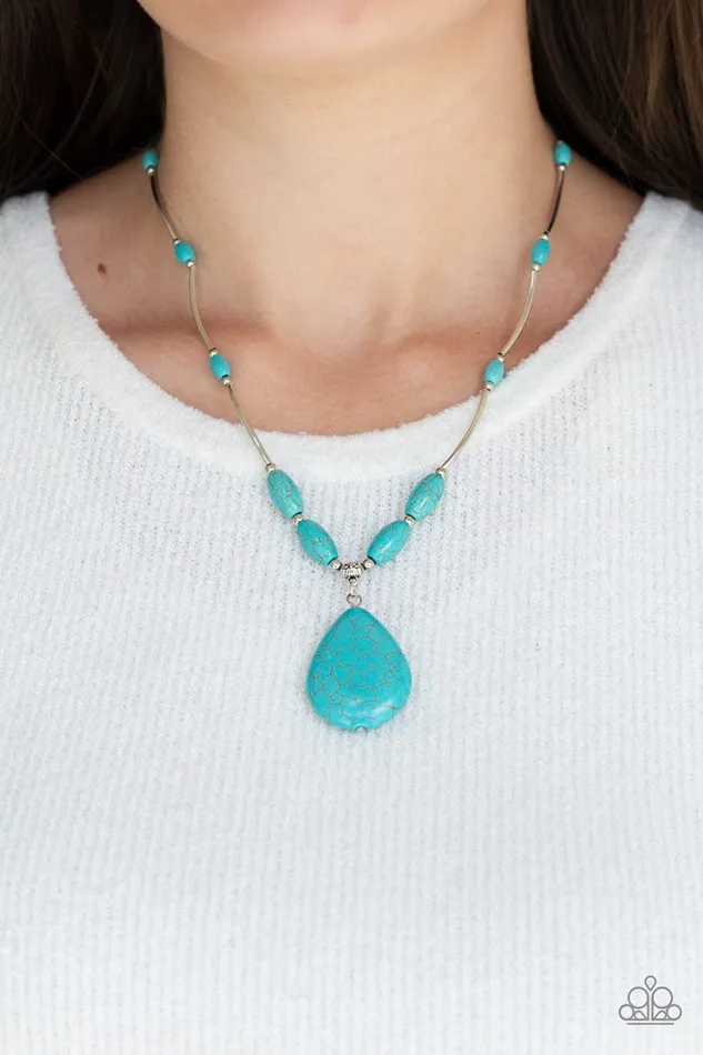 Necklaces Paparazzi Jewelry Paparazzi Necklace Explore The Elements Blue