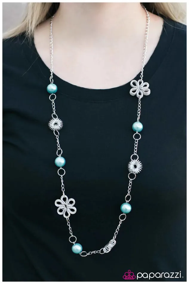 Necklaces Paparazzi Jewelry Paparazzi Necklace Namaste Blue