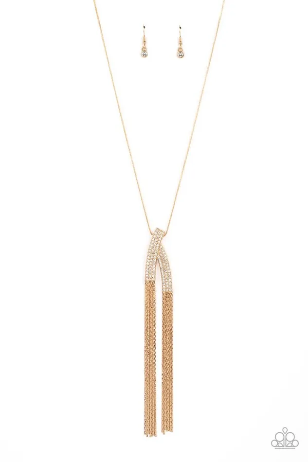 Necklaces Paparazzi Jewelry Paparazzi Necklace Out of the SWAY Gold Necklaces Paparazzi Jewelry Paparazzi Necklace Out of the SWAY Gold