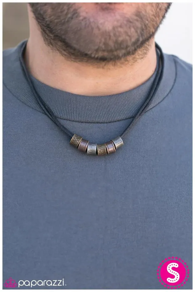 Necklaces Paparazzi Jewelry Paparazzi Necklace Roamer Black