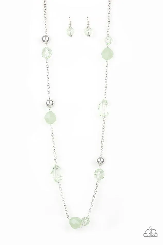 Necklaces Paparazzi Jewelry Paparazzi Necklace Royal Roller Green