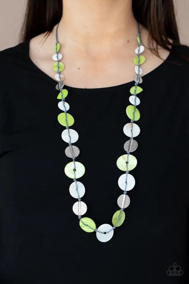 Necklaces Paparazzi Jewelry Paparazzi Necklace Seashore Spa Green