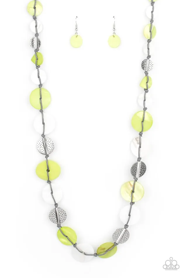 Necklaces Paparazzi Jewelry Paparazzi Necklace Seashore Spa Green