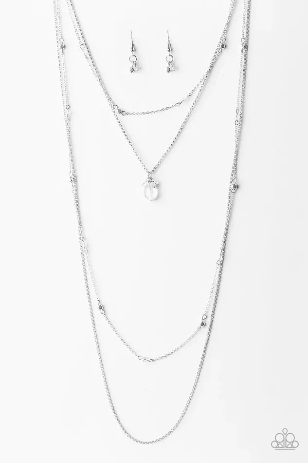 Necklaces Paparazzi Jewelry Paparazzi Necklace Stay Fancy White