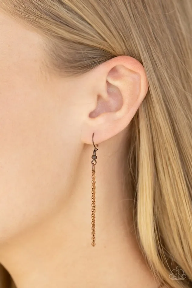Necklaces Paparazzi Jewelry Paparazzi Necklace Totally Tassel Copper