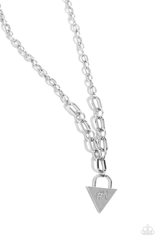 Necklaces Paparazzi Jewelry Paparazzi Necklace Your Number One Follower White Necklaces Paparazzi Jewelry Paparazzi Necklace Your Number One Follower White
