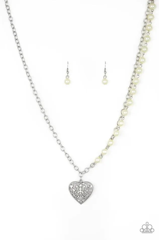Necklaces Paparazzi Necklace Forever In My Heart Yellow Paparazzi Jewelry