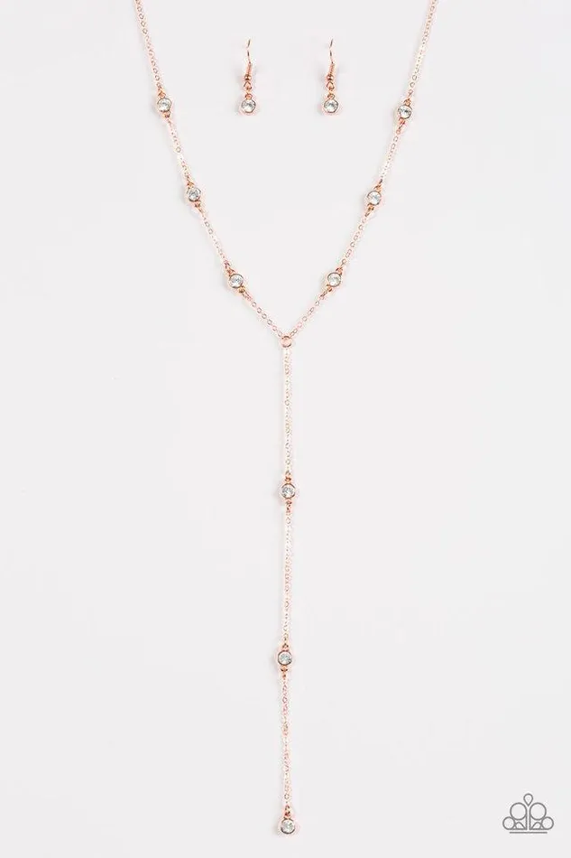 Necklaces Paparazzi Necklace STARLIGHT The Way Copper Paparazzi Jewelry