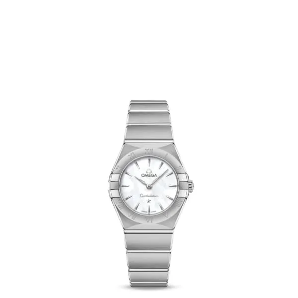 Omega Bracelets Omega Constellation 25mm Watch Ref 13110256005001 White Mother of Pearl Index Dial Stainless Steel Bracelet Omega Bracelets Omega Constellation 25mm Watch Ref 13110256005001 White Mother of Pearl Index Dial Stainless Steel Bracelet