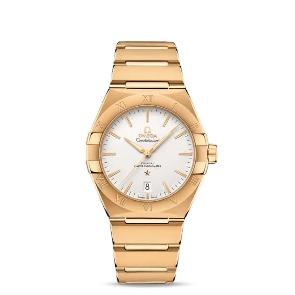 Omega Bracelets Omega Constellation 39mm Watch Ref 13150392002002 Silver Index Dial 18K Yellow Gold Bracelet Omega Bracelets Omega Constellation 39mm Watch Ref 13150392002002 Silver Index Dial 18K Yellow Gold Bracelet