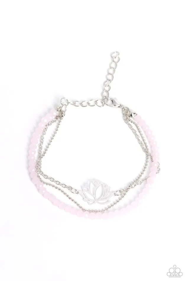Paparazzi Bracelet A LOTUS Like This Pink Paparazzi Jewelry Bracelets
