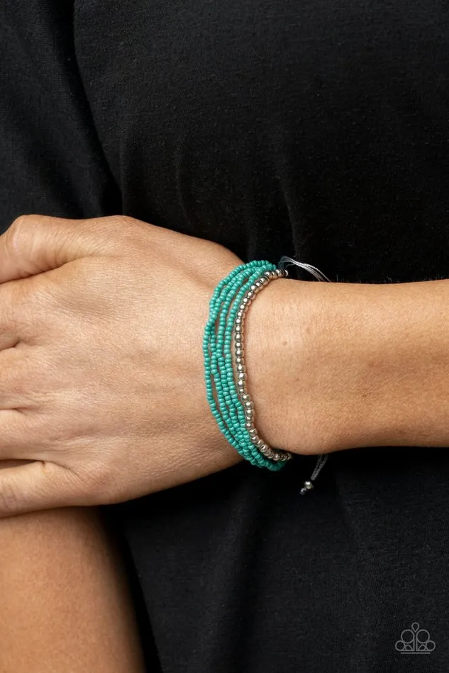 Paparazzi Bracelet All Beaded Up Blue Paparazzi Jewelry Bracelets