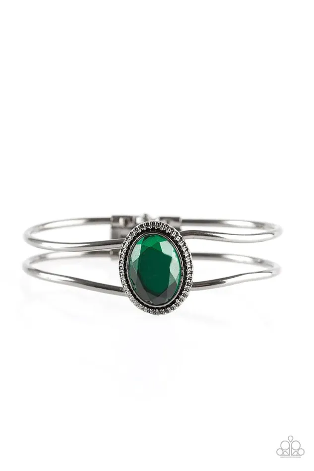Paparazzi Bracelet All Done Up Green Paparazzi Jewelry Bracelets