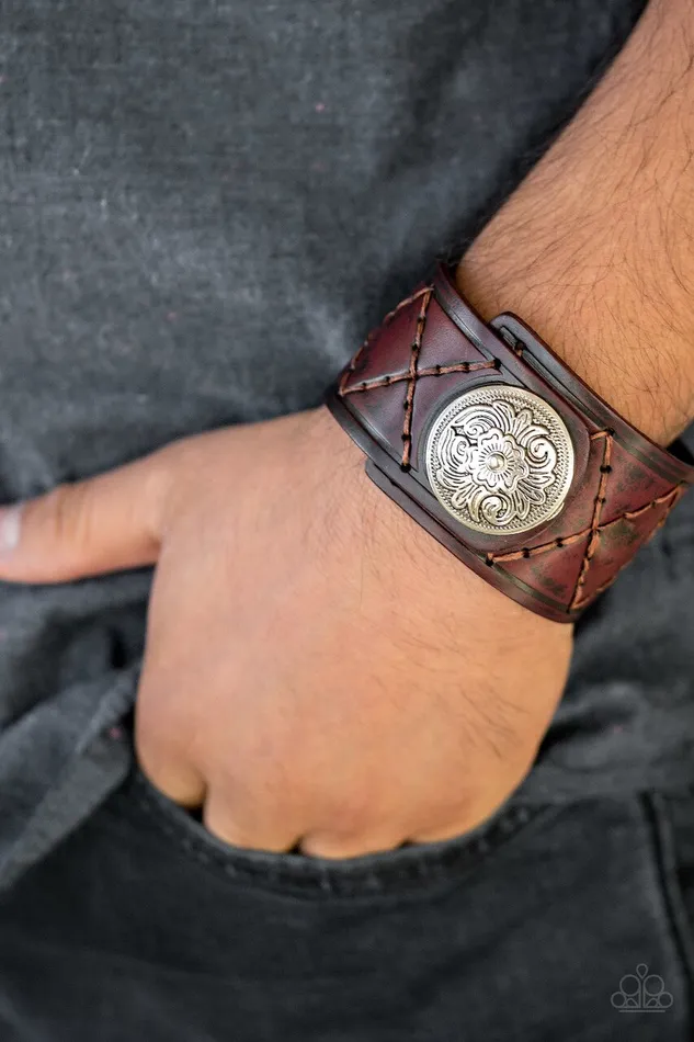 Paparazzi Bracelet Badlands Bandit Brown Paparazzi Jewelry Bracelets