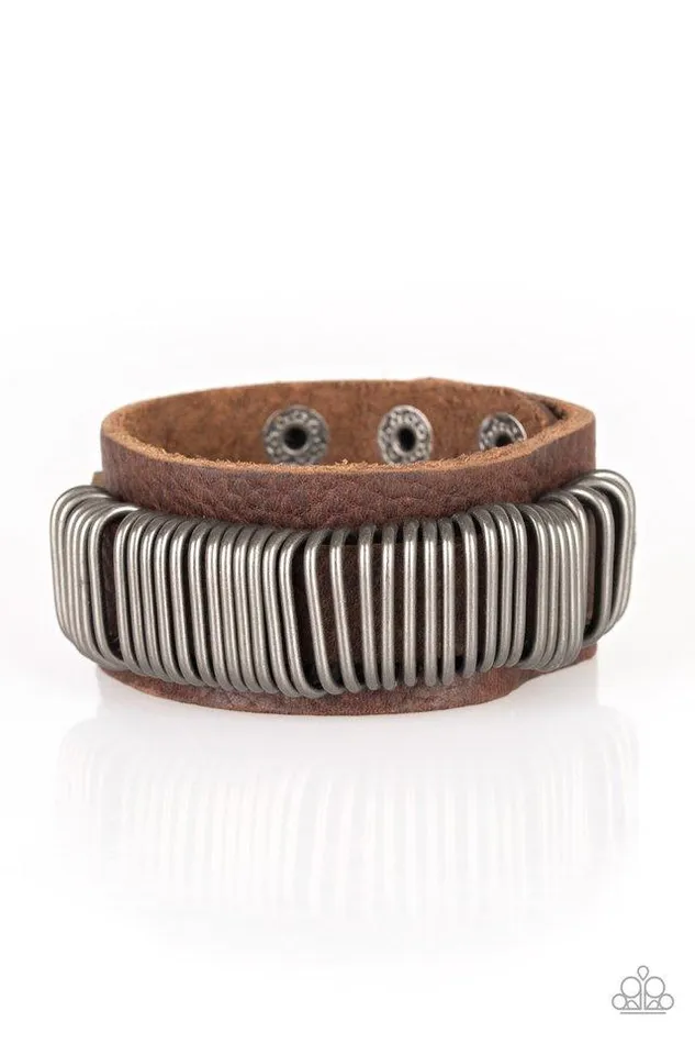 Paparazzi Bracelet Boondock Bandit Brown Paparazzi Jewelry Bracelets
