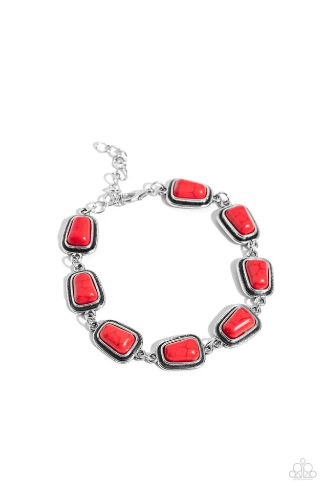 Paparazzi Bracelet Chasing Canyons Red Paparazzi Jewelry Bracelets