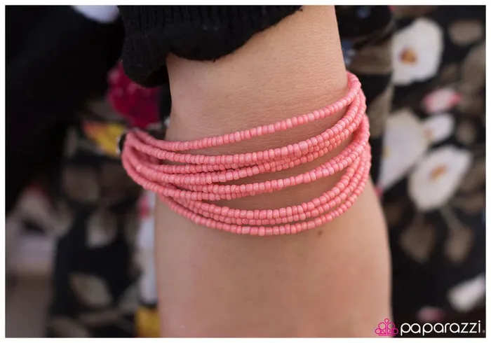 Paparazzi Bracelet Could You Be More PACIFIC Pink Paparazzi Jewelry Bracelets
