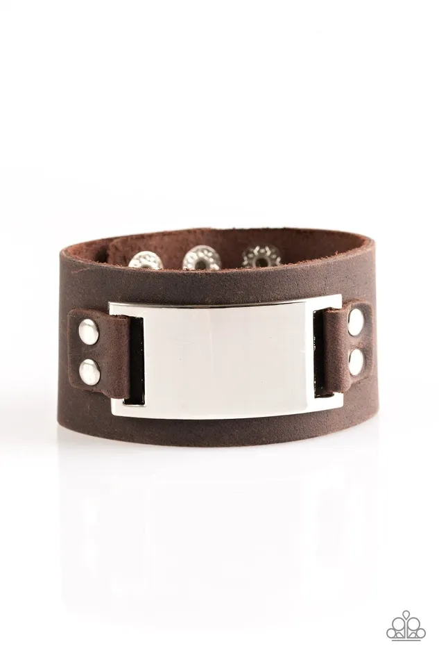 Paparazzi Bracelet One Man Band Brown Paparazzi Jewelry Bracelets