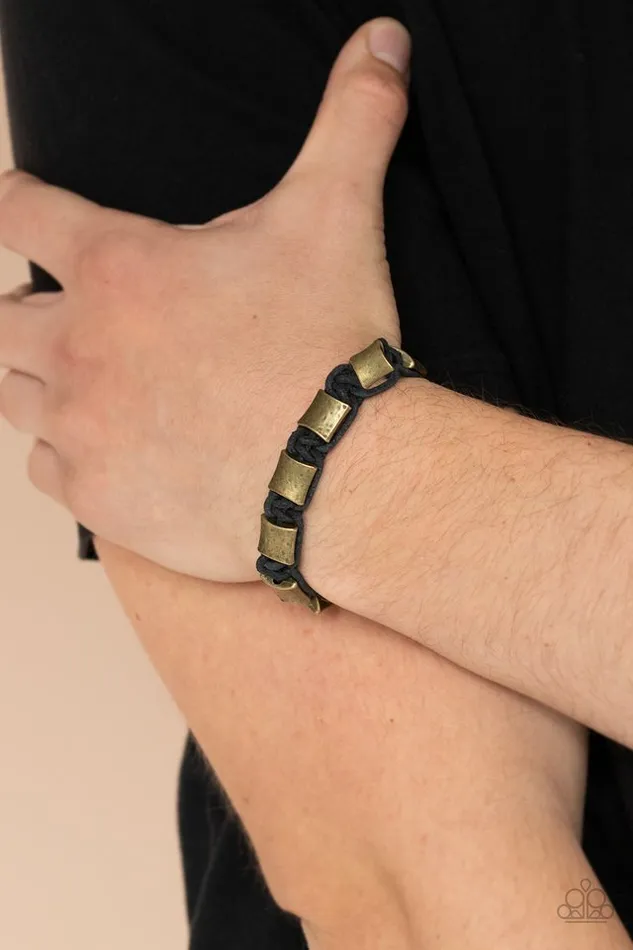 Paparazzi Bracelet Rural Crew Black Paparazzi Jewelry Bracelets