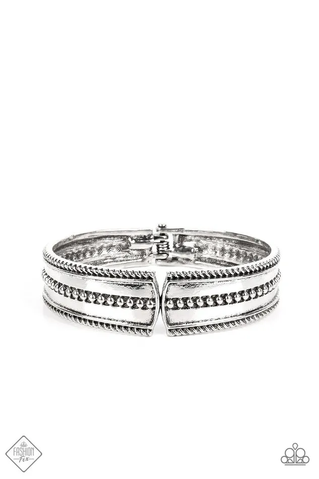Paparazzi Bracelet Tributary Treasure Silver Paparazzi Jewelry Bracelets Paparazzi Bracelet Tributary Treasure Silver Paparazzi Jewelry Bracelets