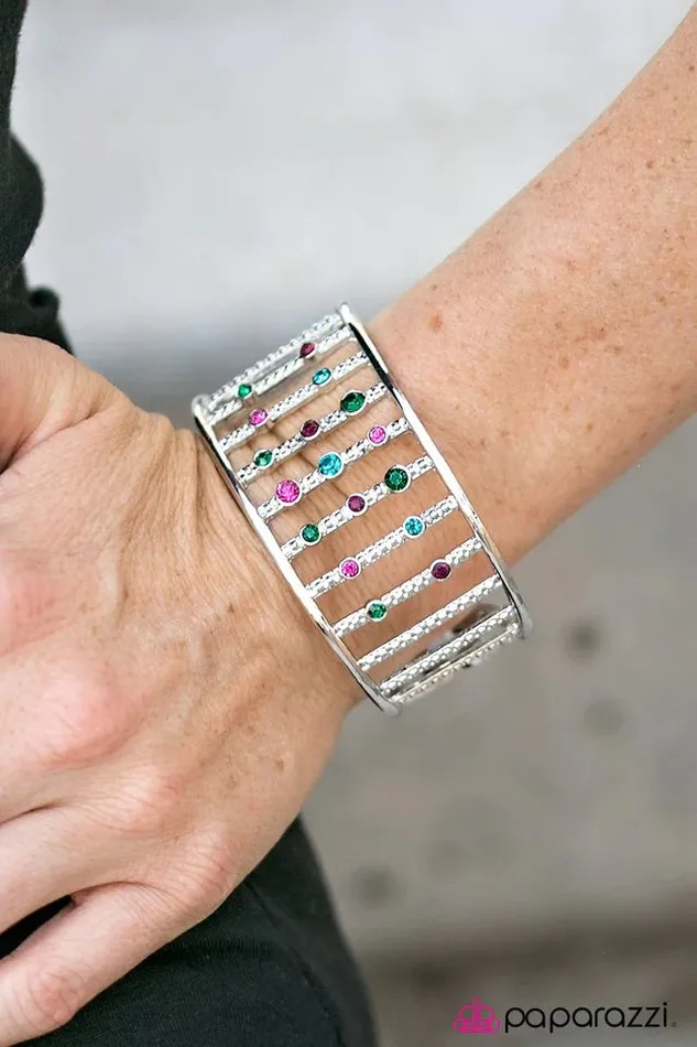 Paparazzi Bracelet You Can Thank Me LADDER Multi Paparazzi Jewelry Bracelets
